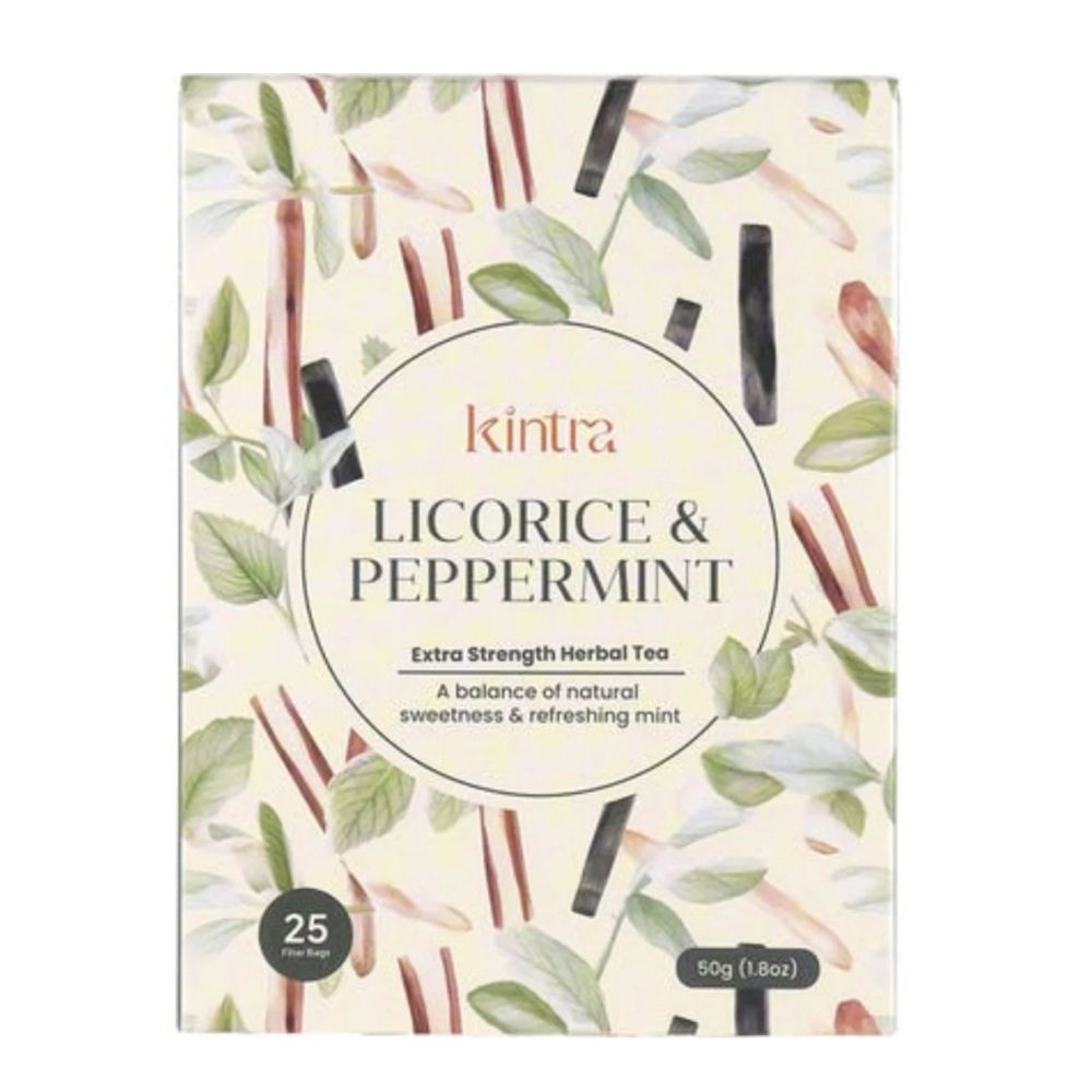 Kintra Licorice Tea - 25 Tea Bags 50g | Wholesome Market