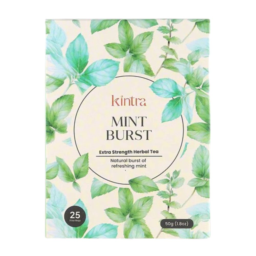 Kintra Mint Burst Tea - 25 Tea Bags 65g | Wholesome Market