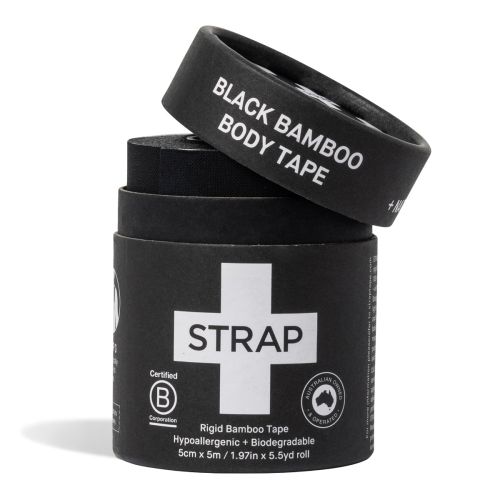 Strap Black Bamboo Body Tape 5cm x 5m