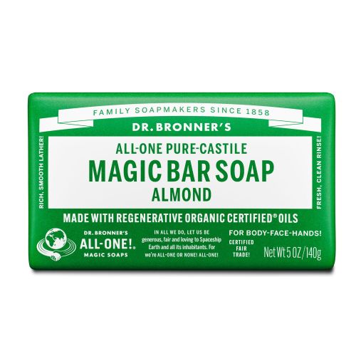Almond ALL-ONE Pure-Castile Magic Bar Soap 140g