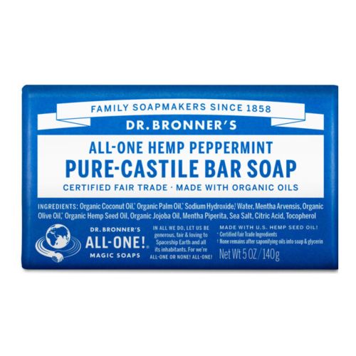 Peppermint ALL-ONE Pure-Castile Magic Bar Soap 140g
