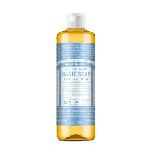 Baby Unscented 18-in-1 Pure-Castile Magic Soap 473ml
