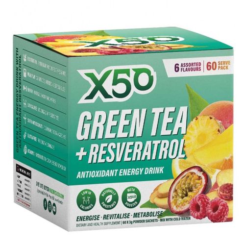 Green Tea Assorted 6 Flavour 60 serves 