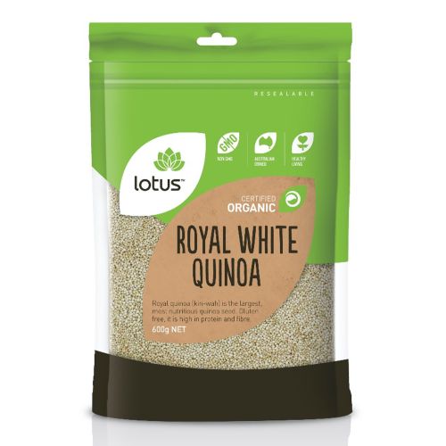 Organic Royal White Quinoa - 600g