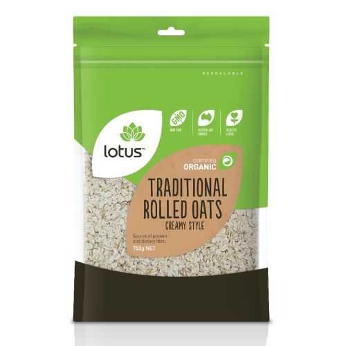 Organic Creamy Rolled Oats - 750g