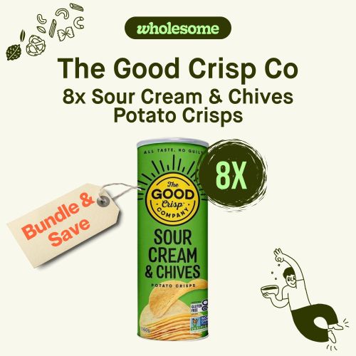 8 x Potato Crisps Sour Cream Chive Bundle