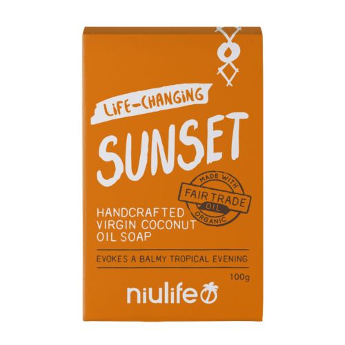 Coconut Oil Soap Sunset 100g