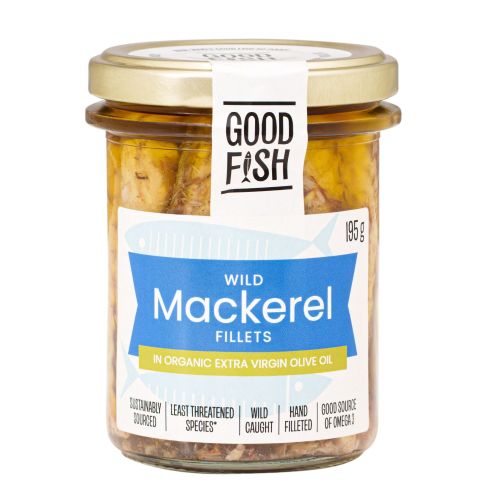 Mackerel in Olive Oil Jar 195G 