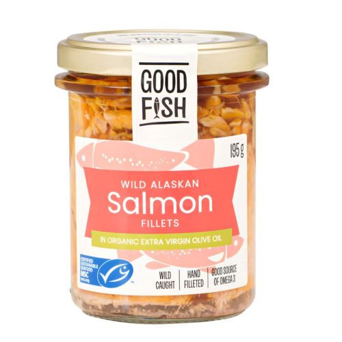 Salmon in Olive Oil Jar 195G 