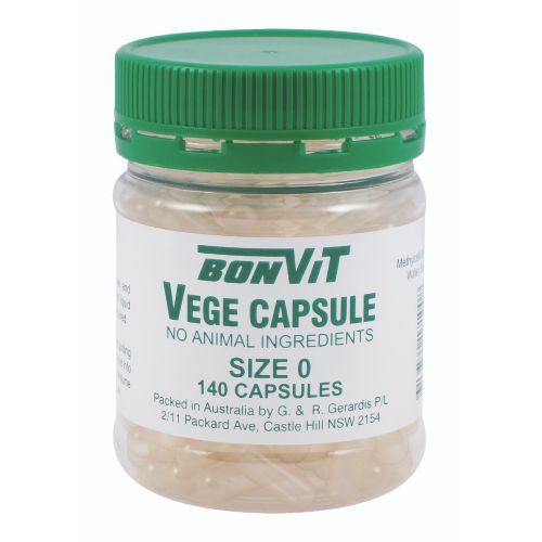 Empty Vege Caps O Size - 140 Caps