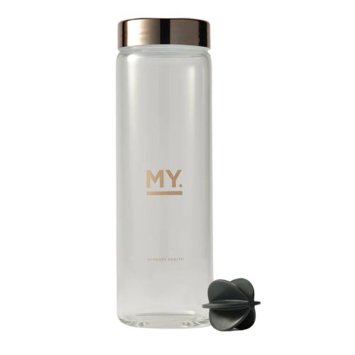 Health Premium Glass Shaker Bottle 500ml