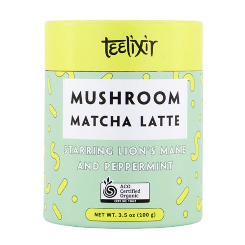 Mushroom Matcha Latte with Lion's Mane Extract Powder & Peppermint - 60g