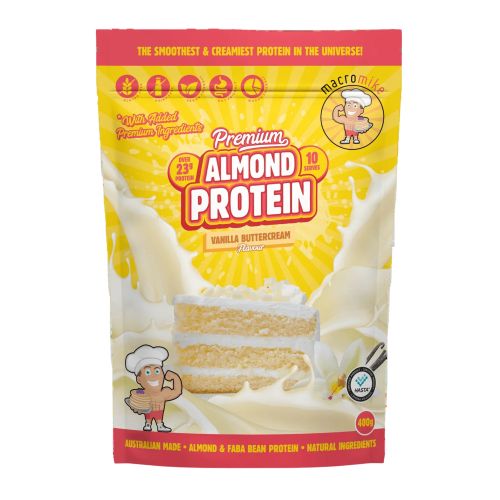 Almond Protein Vanilla Buttercream 400g 