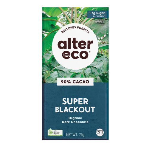 Chocolate Organic Dark Super Blackout 75g