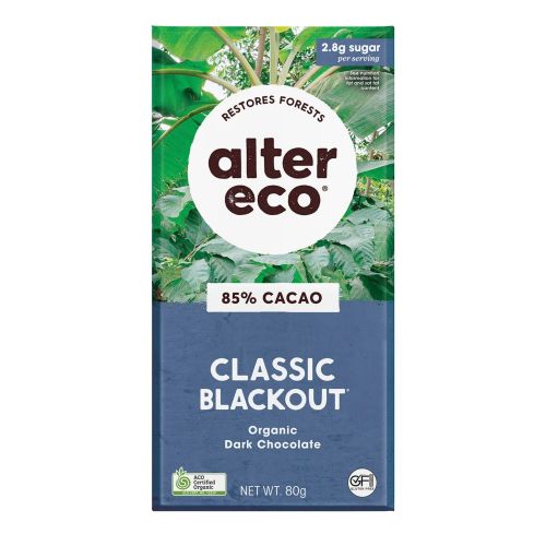 Chocolate Organic Dark Classic Blackout 80g