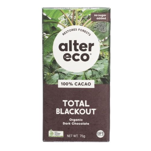 Chocolate Organic Dark Total Blackout 75g