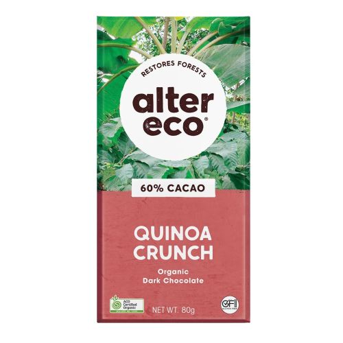 Chocolate Organic Dark Quinoa Crunch 80g