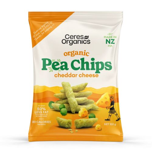 Pea Chips Cheddar Cheese 100g