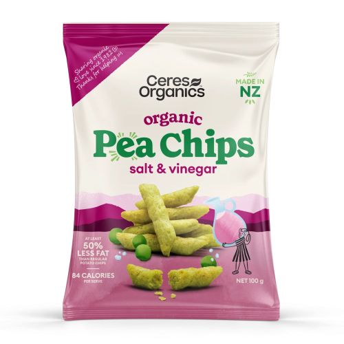 Pea Chips Salt & Vinegar 100g