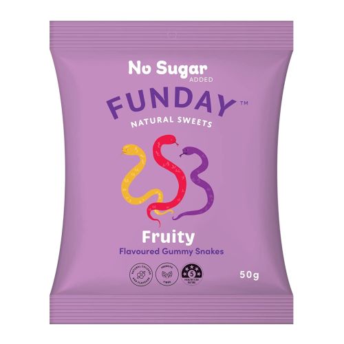 Fruity Gummy Snakes 50g