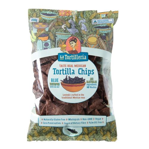 Tortilla Chips Blue Totopos 200g