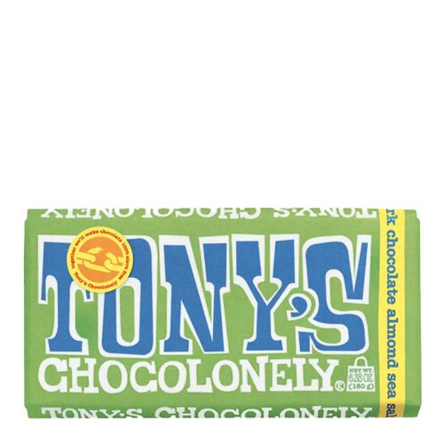 Dark Chocolate Almond Sea Salt 180g