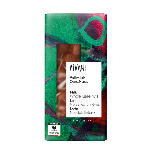 Organic Chocolate Milk Whole Hazelnut 100g