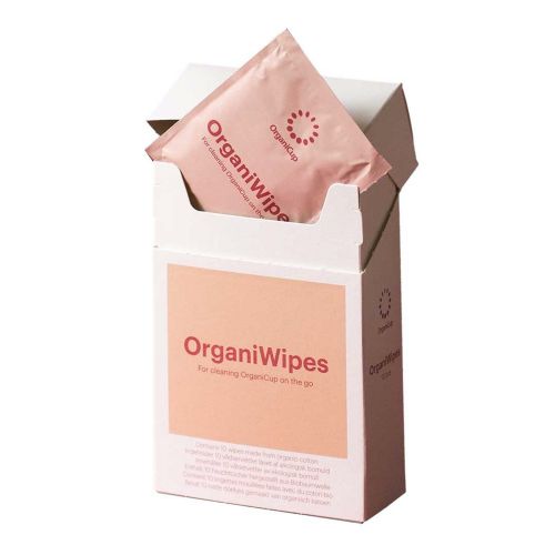 OrganiWipes Menstrual Cup Wipes - 10 Pack