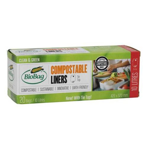 Compostable Bin Liners 10L (20 Pack)
