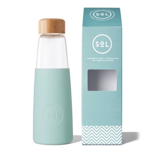 Reusable Water Bottle (Cool Cyan) 410ml