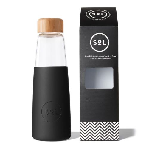 Reusable Water Bottle (Basalt Black) 410ml