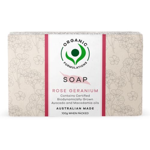 Rose Geranium Soap 100g