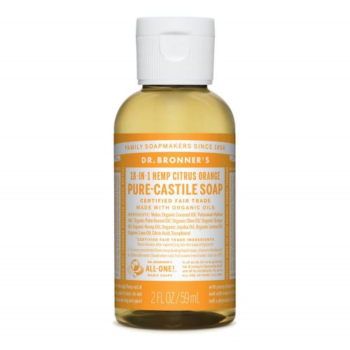 Citrus Orange Castile Liquid Soap 59ml