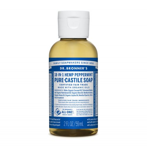 Peppermint Castile Liquid Soap 59ml