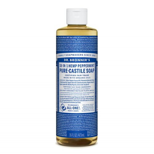 Peppermint Castile Liquid Soap 473ml
