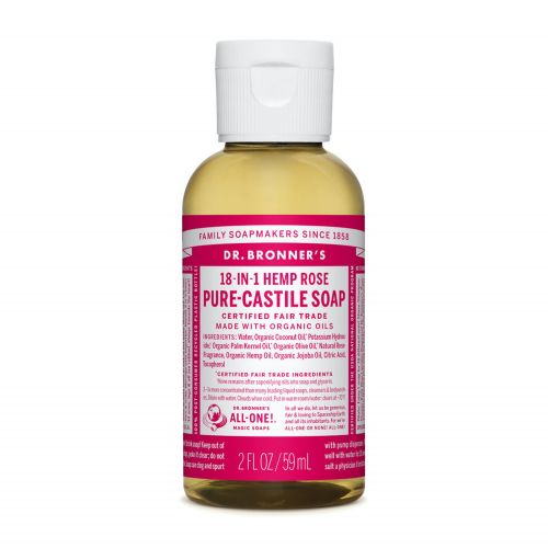 Rose Oil Castile Liquid Soap 59ml