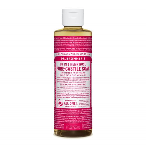 Rose Oil Castile Liquid Soap 237ml