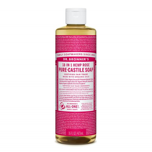 Rose Oil Castile Liquid Soap 473ml