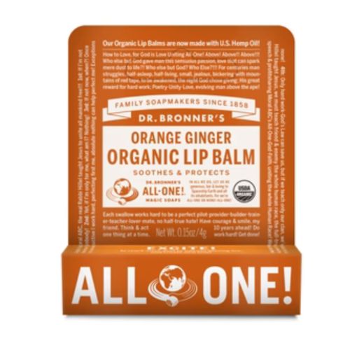 Lip Balm Hang Sell Orange Ginger 12X4G
