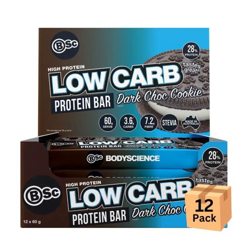 Protein Bar Dark Choc Cookie 60g 12 Pack