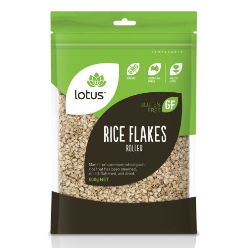 Rice Flakes Brown Rolled 500g