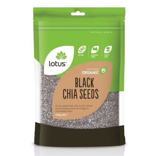 Organic Chia Seeds Black 500g