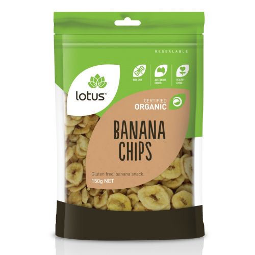 Organic Banana Chips 150g