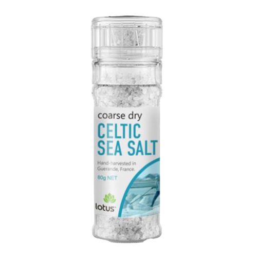 Lotus Celtic Sea Salt Grinder Coarse 80g