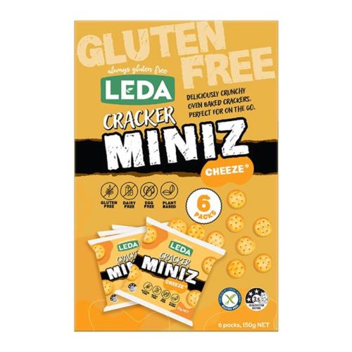 Miniz Cheeze Crackers Multi Pk 150g Multipack