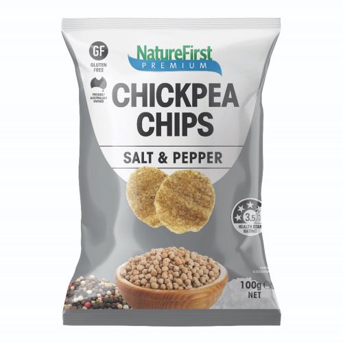 Chick Pea Salt & Pepper Chips - 100g
