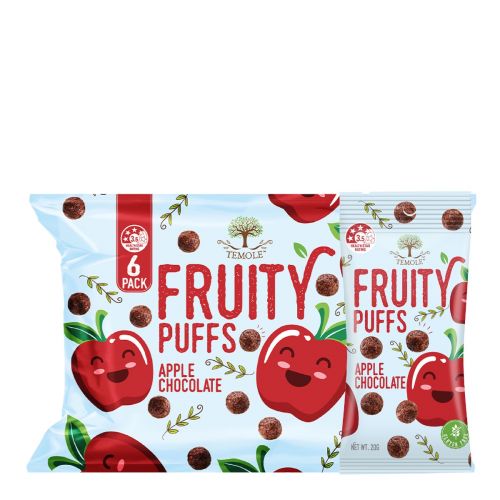 Fruity Puffs Apple Choc 20g 6 Pack