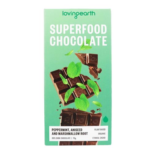 Peppermint & Aniseed Superfood Chocolate 70g