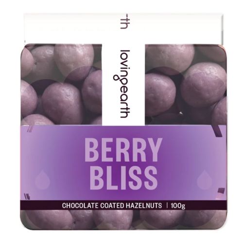 Berry Bliss Chocolate Coated Hazelnuts 100g