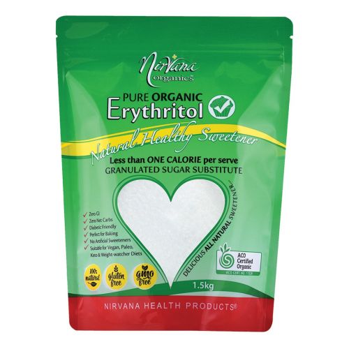 Organic Natural Erythritol Sweetener - 1.5kg